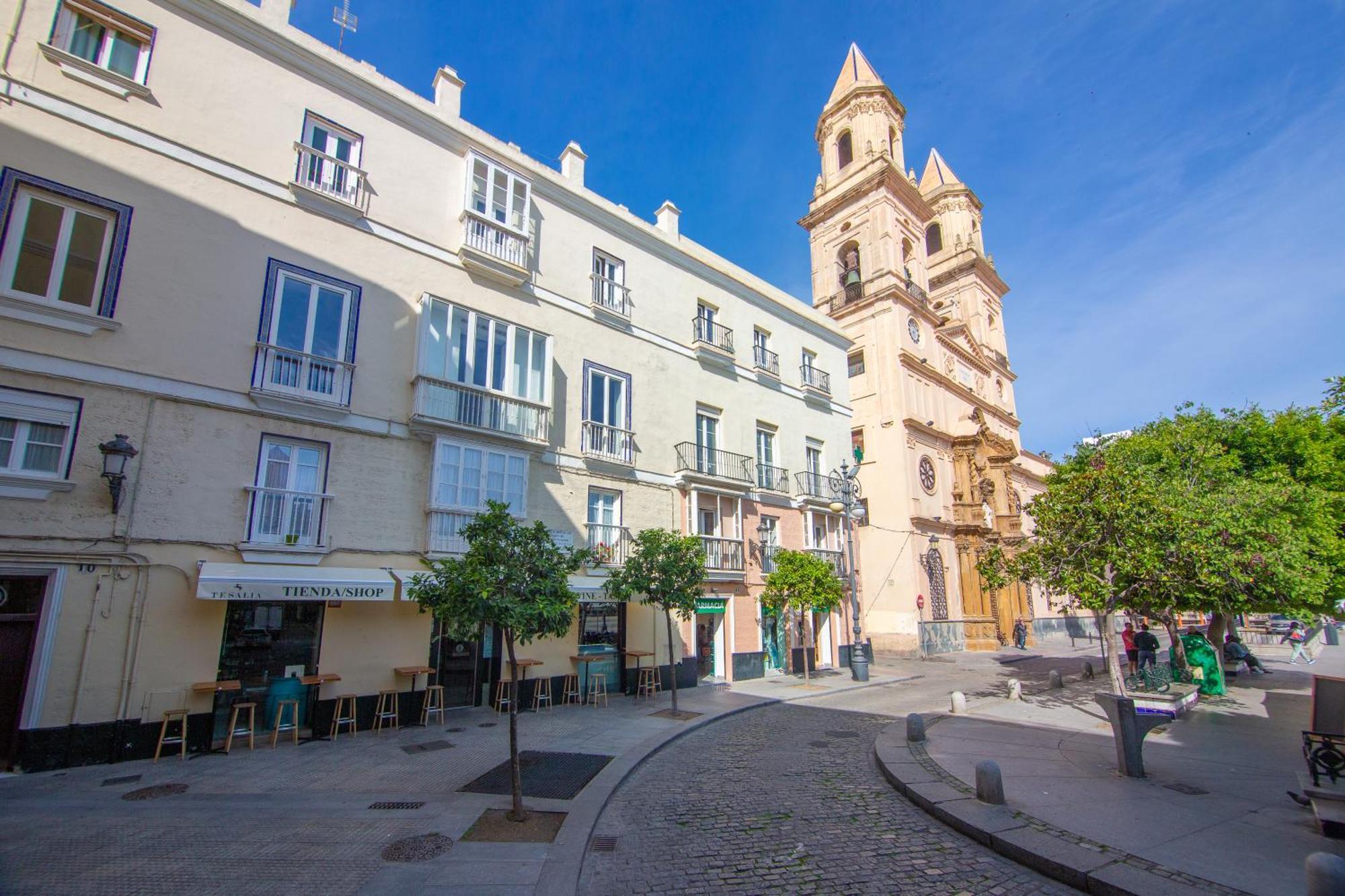 Casa Plaza San Antonio Apartment Cadiz Bagian luar foto